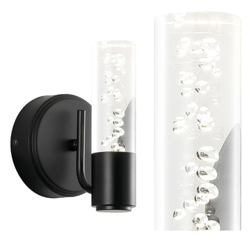 Bolha Minimalist Modern Bubble Acrylic/Iron Integrated LED Vanity Light